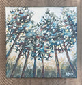Original Landscape Painting, Abstract Forest Art | Professional Acrylic, Stretched Canvas, 12 x 12