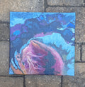 Original Abstract Painting, Professional Acrylic, Stretched Canvas, 12 x 12